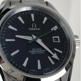 Omega Seamaster Automatic with Black Dial S/S-Same Chassis as ETA Version